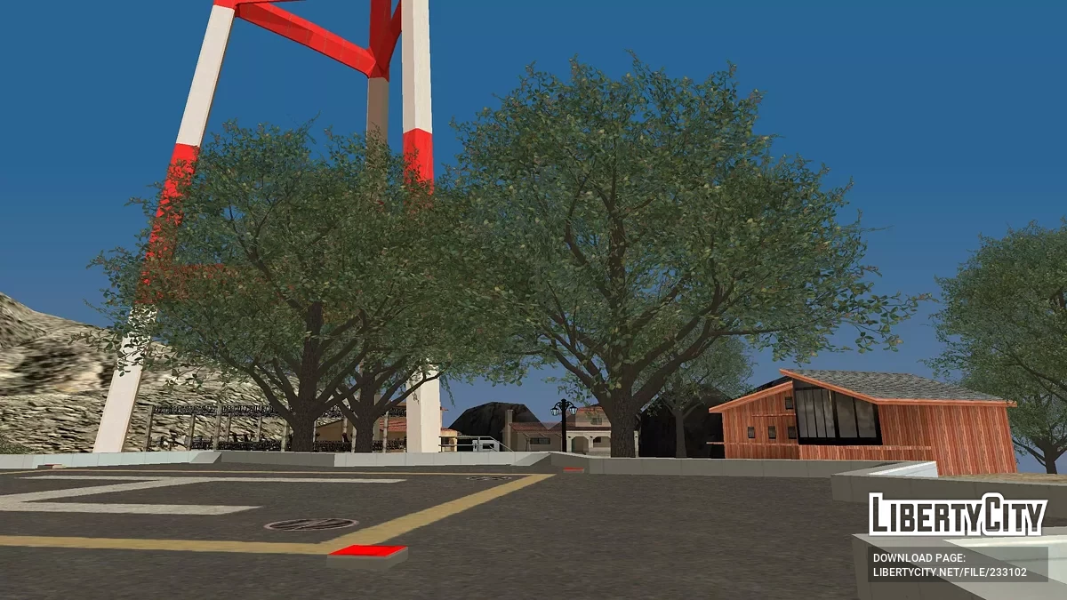 Гора Чилиад с трассой / GTA San Andreas