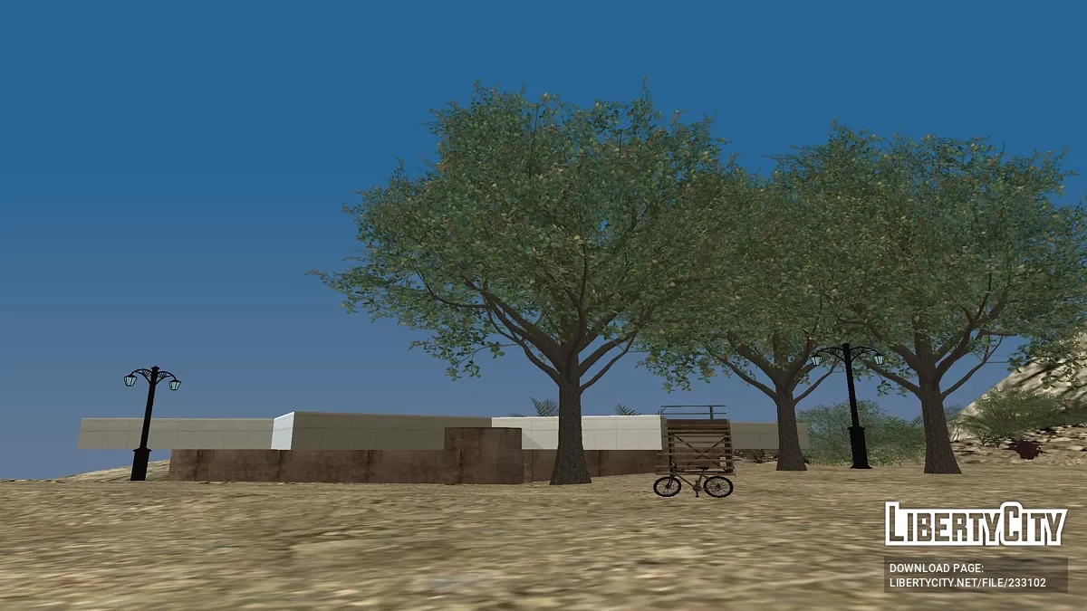 Гора Чилиад с трассой / GTA San Andreas