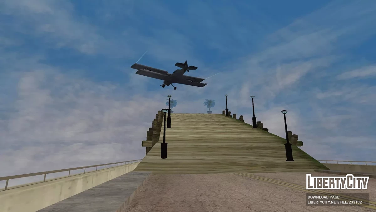 Гора Чилиад с трассой / GTA San Andreas