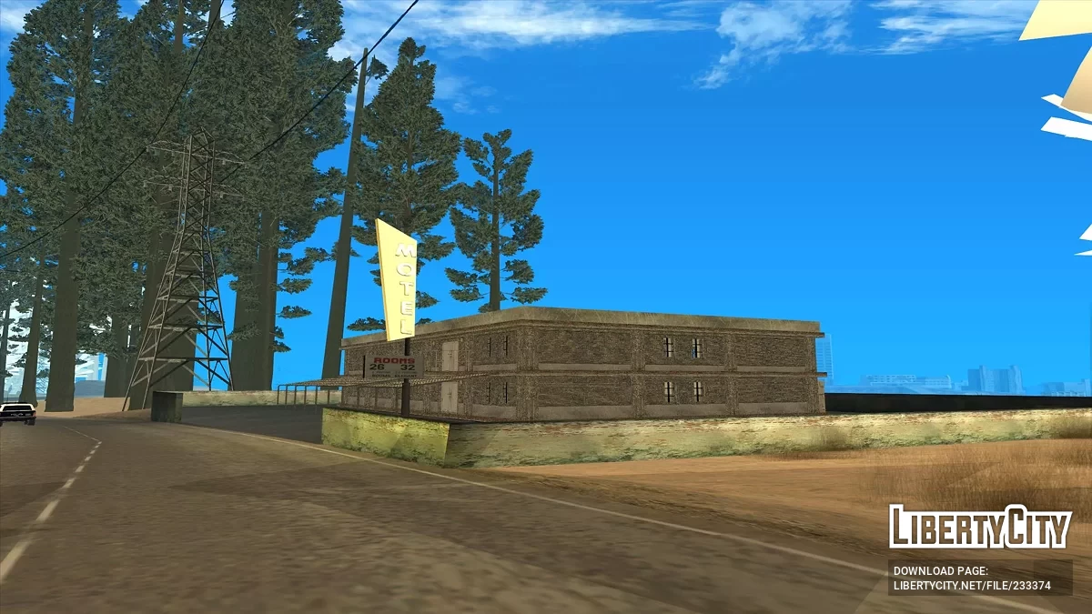 Заброшенный отель на обочине / GTA San Andreas