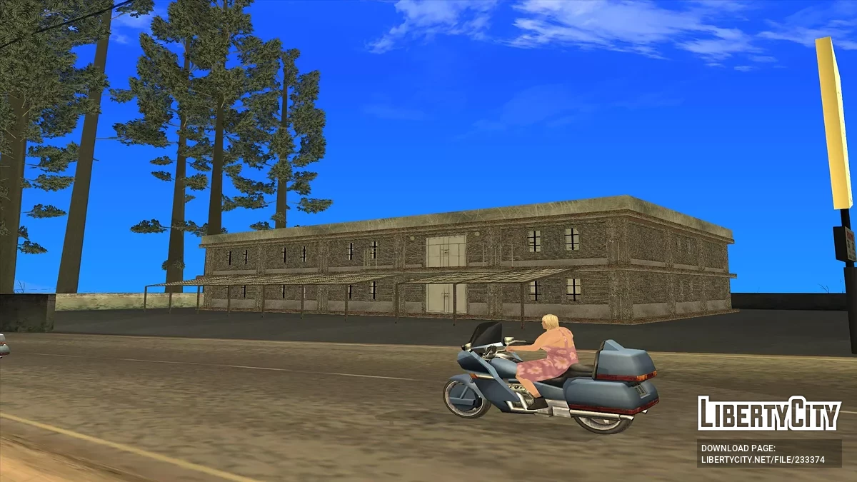 Заброшенный отель на обочине / GTA San Andreas