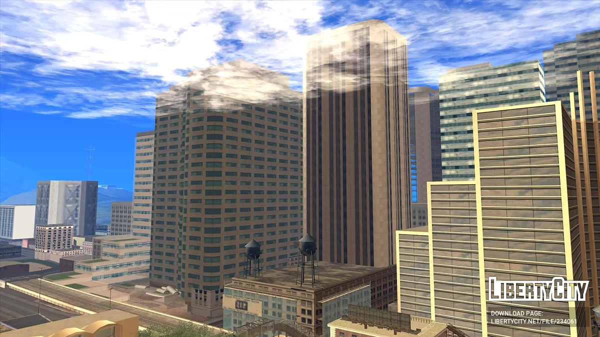 Застроенный Красивый район Сан-Фиерро / GTA San Andreas