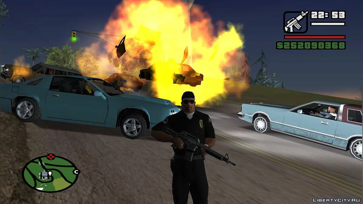 Car exploded / GTA San Andreas