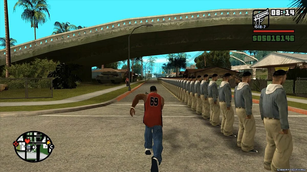 Создать массив педов. / GTA San Andreas