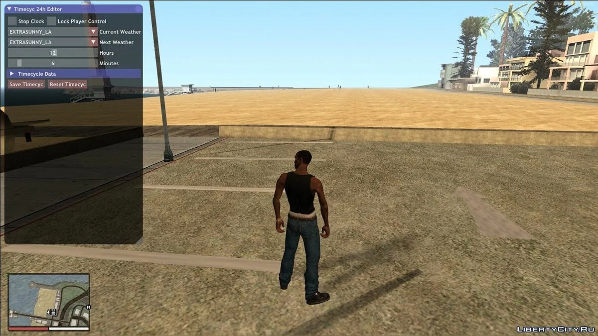 In-game 24h TimeCycle Editor / GTA San Andreas