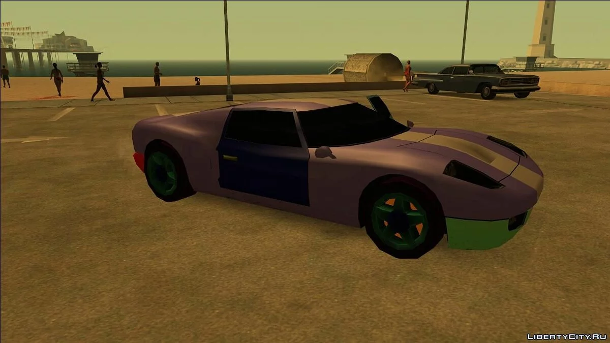 Красить машины в RGB цвета - RGB Vehicle Paints v4.2 / GTA San Andreas