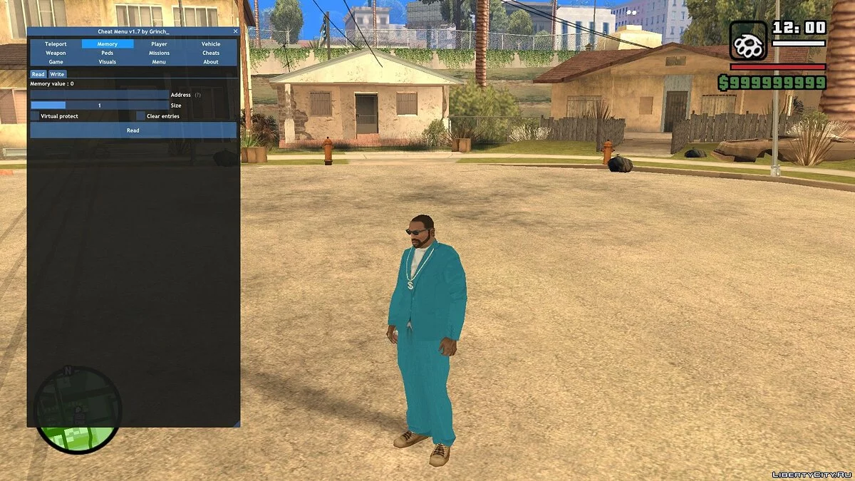 Чит-Меню / GTA San Andreas