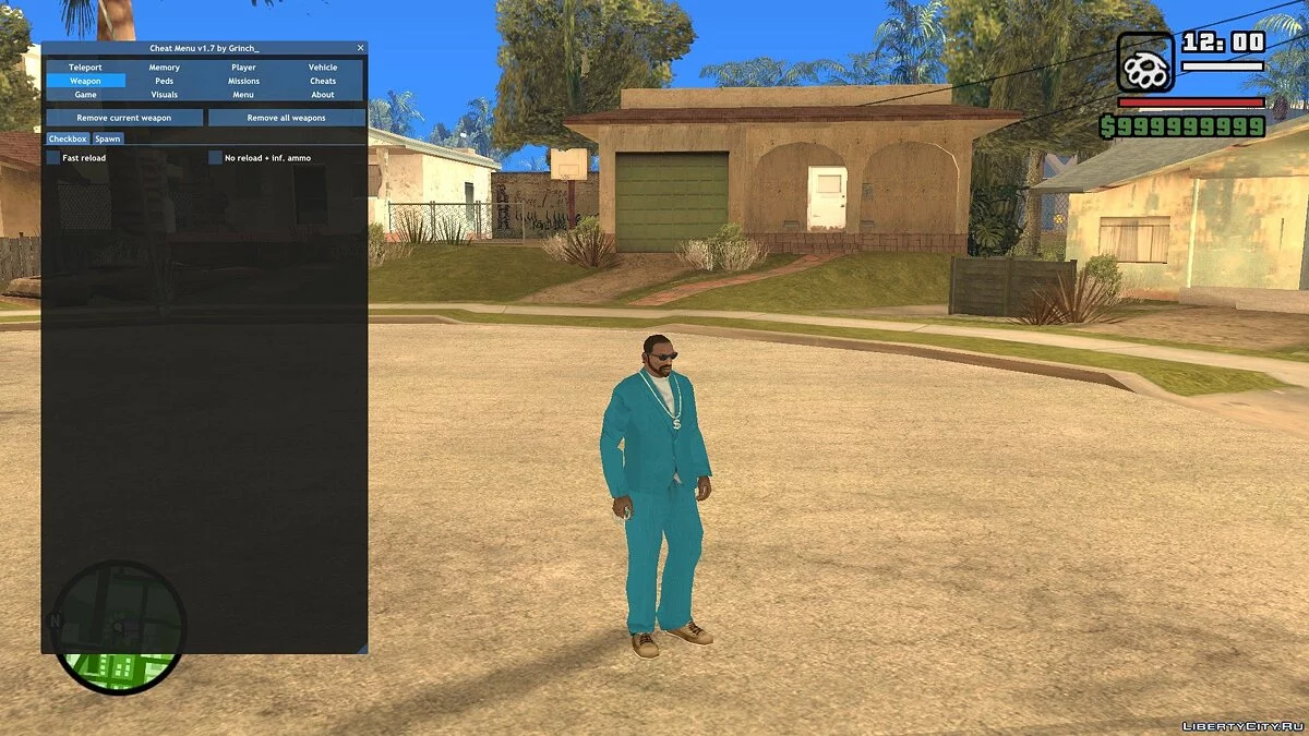 Чит-Меню / GTA San Andreas