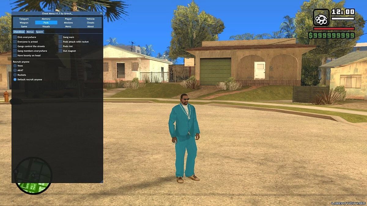 Чит-Меню / GTA San Andreas