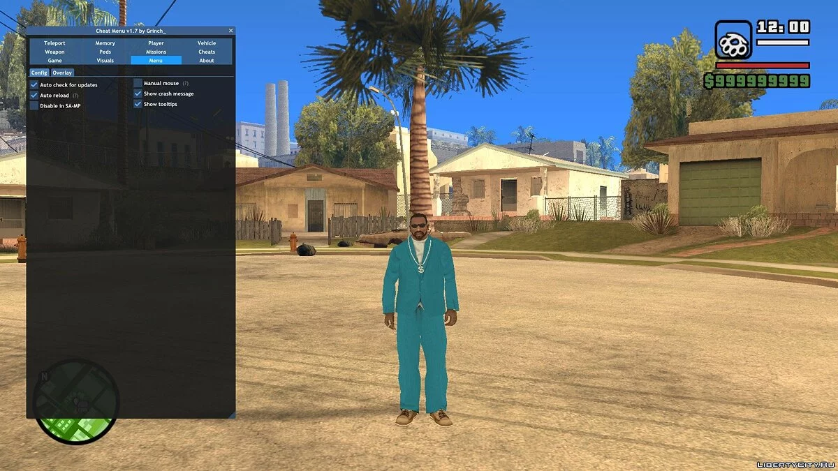 Чит-Меню / GTA San Andreas