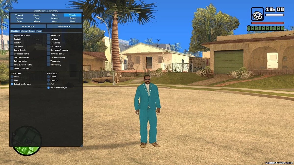 Чит-Меню / GTA San Andreas