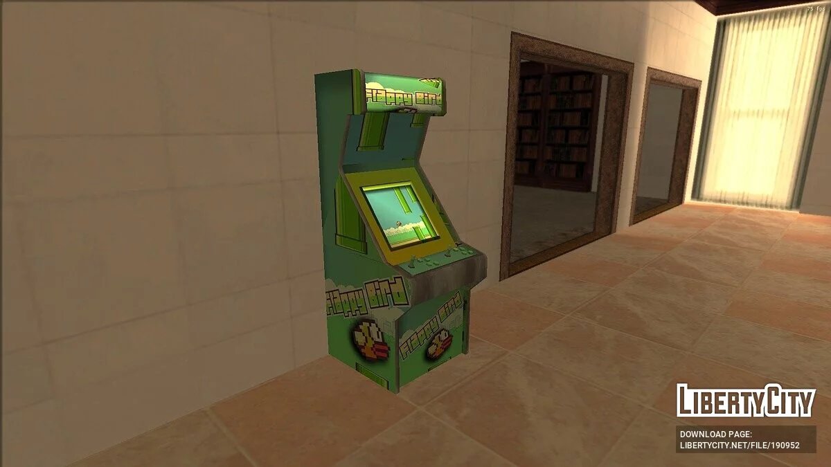 Аркадные автоматы с Flappy Bird / GTA San Andreas