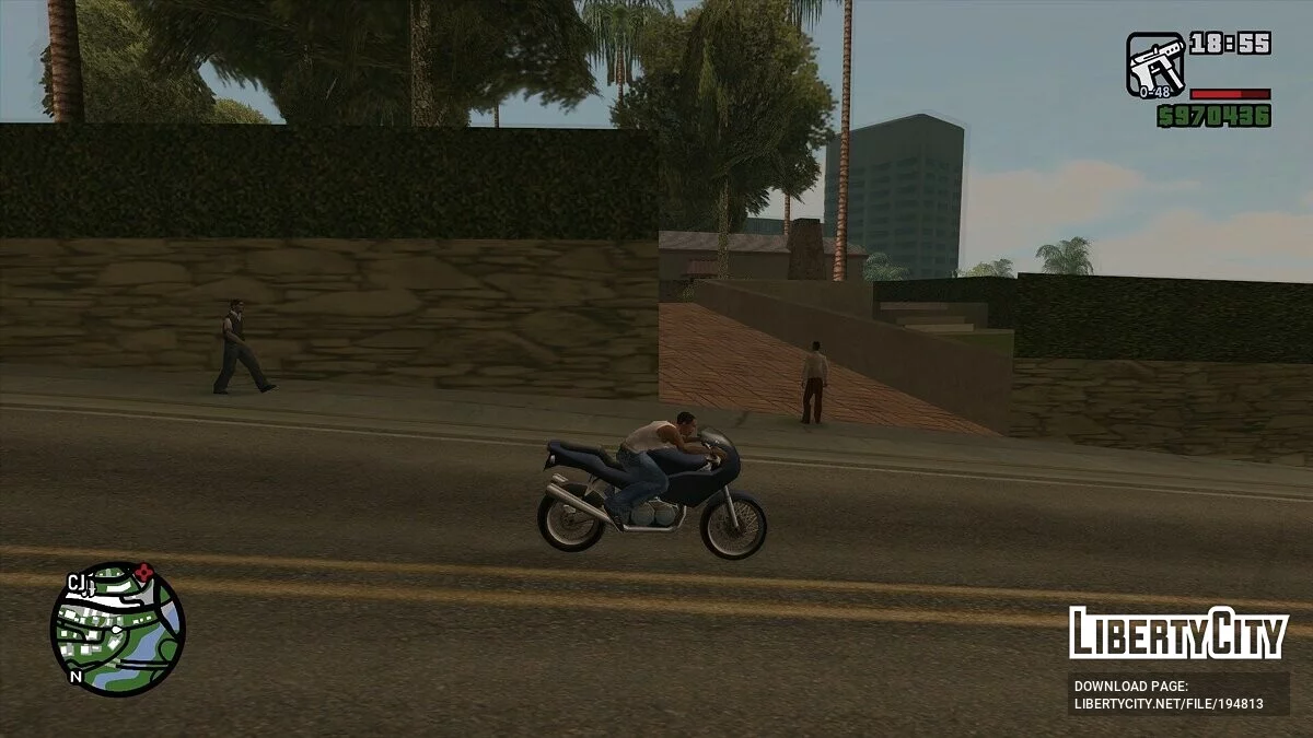 [Lua] Автоматический бег и езда. Пешком и на транспорте / GTA San Andreas