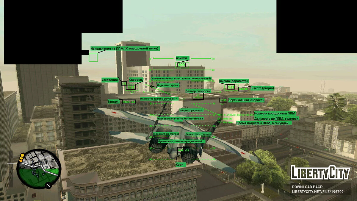 Avionics - авиационный скрипт / GTA San Andreas