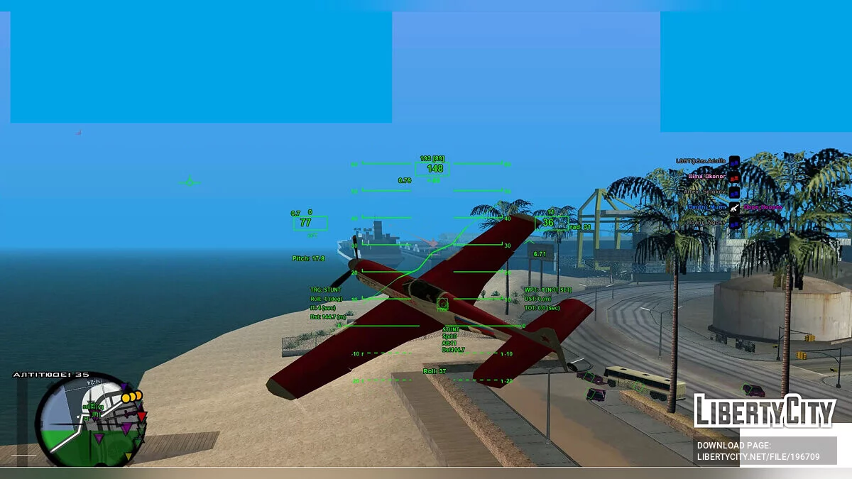 Avionics - авиационный скрипт / GTA San Andreas