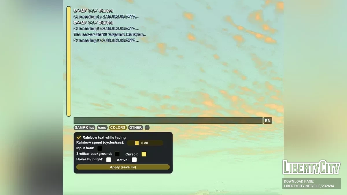 Imgui Chat / GTA San Andreas