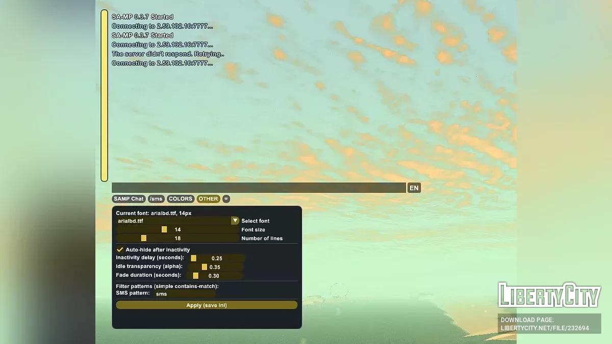 Imgui Chat / GTA San Andreas