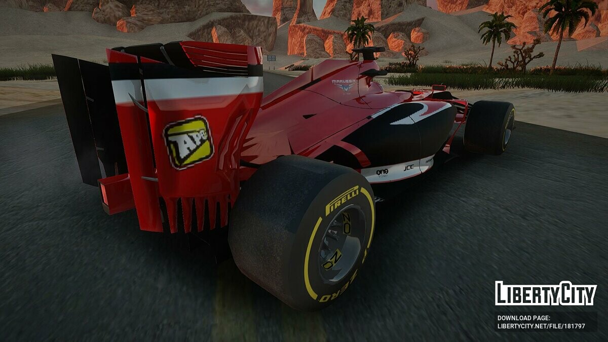 Скачать Marussia MR03 F1 2014 для GTA San Andreas