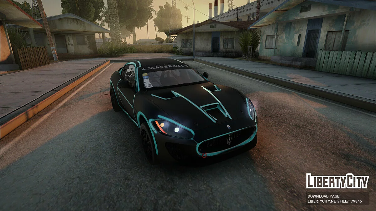 Maserati Gran Turismo Tron / GTA San Andreas