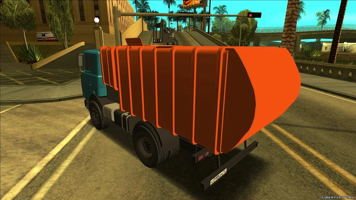 МКМ-3403 "Мусоровоз" (на базе шасси МАЗ) / GTA San Andreas