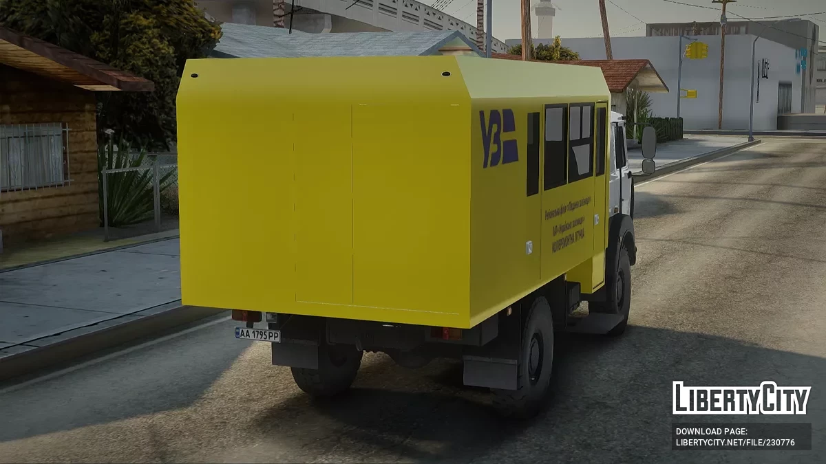 МАЗ Украинская железная дорога / GTA San Andreas