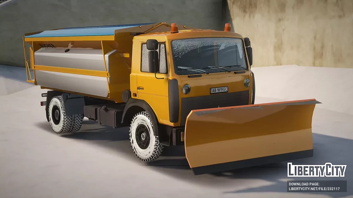 МАЗ Снегоуборочный [AVS] / GTA San Andreas