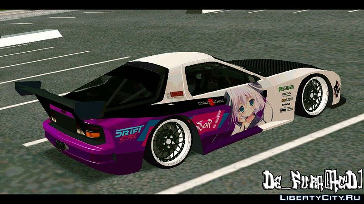 Скачать Mazda RX-7 FC Itasha для GTA San Andreas