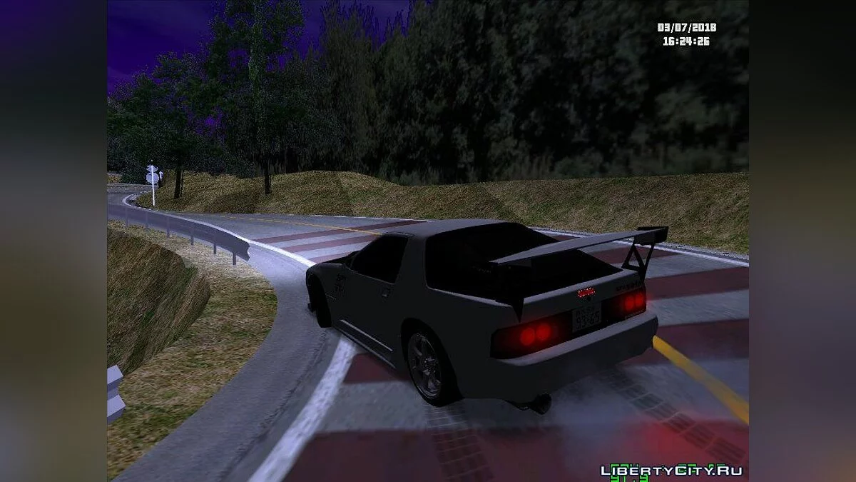 Mazda RX7 FC3S Re-Amemiya v1 Edited / GTA San Andreas
