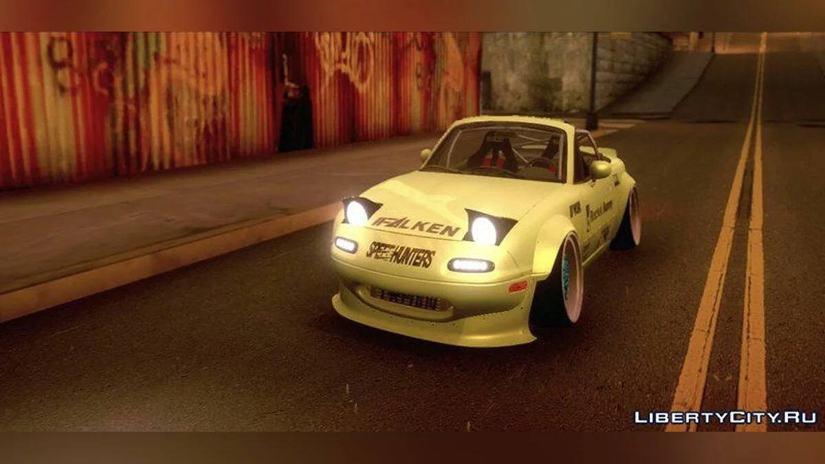 Mazda Miata MX5 Cabrio Rocket Bunny RB Performance 1989 / GTA San Andreas