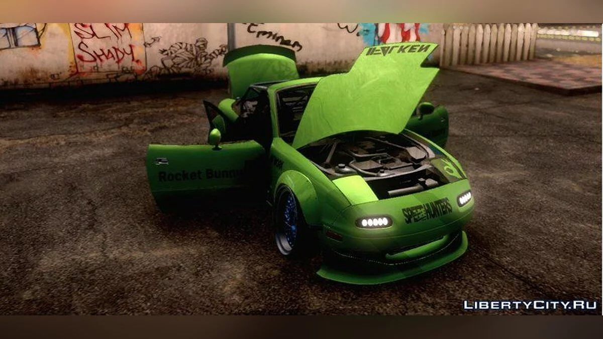 Mazda Miata MX5 Cabrio Rocket Bunny RB Performance 1989 / GTA San Andreas