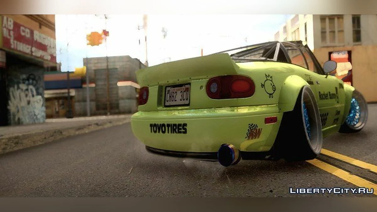 Mazda Miata MX5 Cabrio Rocket Bunny RB Performance 1989 / GTA San Andreas