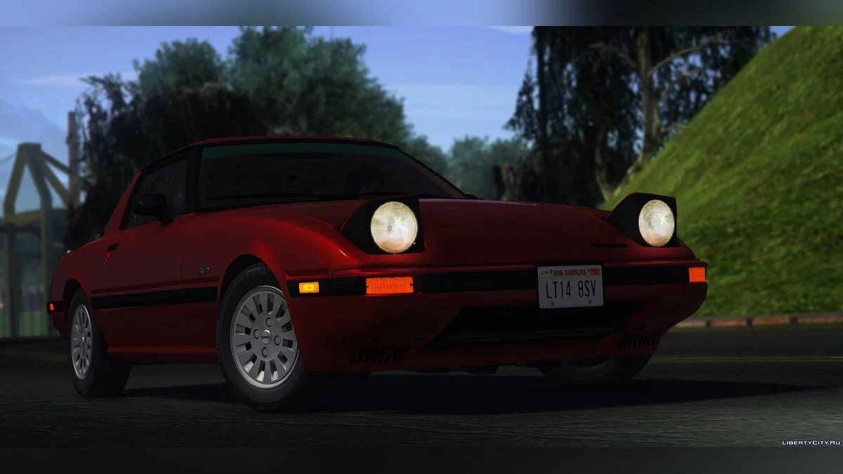 1985 Mazda RX-7 GSL-SE v1.01 (USDM) / GTA San Andreas