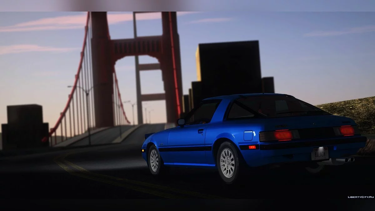 1985 Mazda RX-7 GSL-SE v1.01 (USDM) / GTA San Andreas