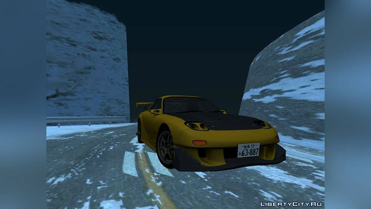Initial D Fifth Stage Mazda RX-7 Efini FD3s / GTA San Andreas