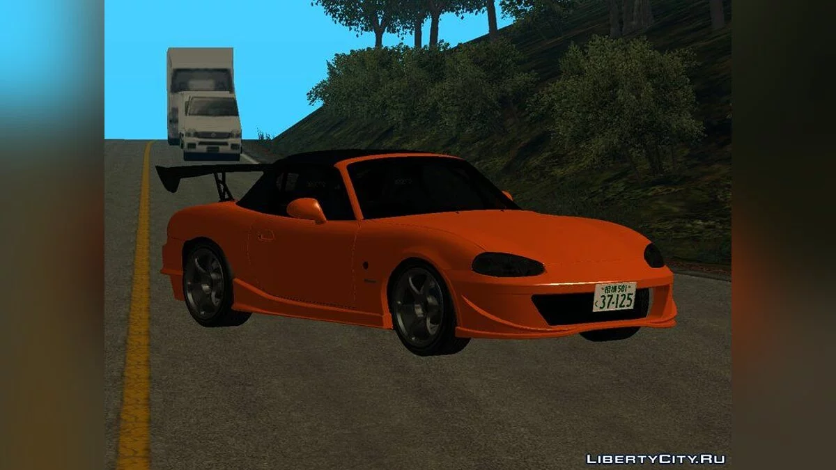 Initial D Fifth Stage Omiya Satoshi Mazda Miata MX-5 NB8c / GTA San Andreas