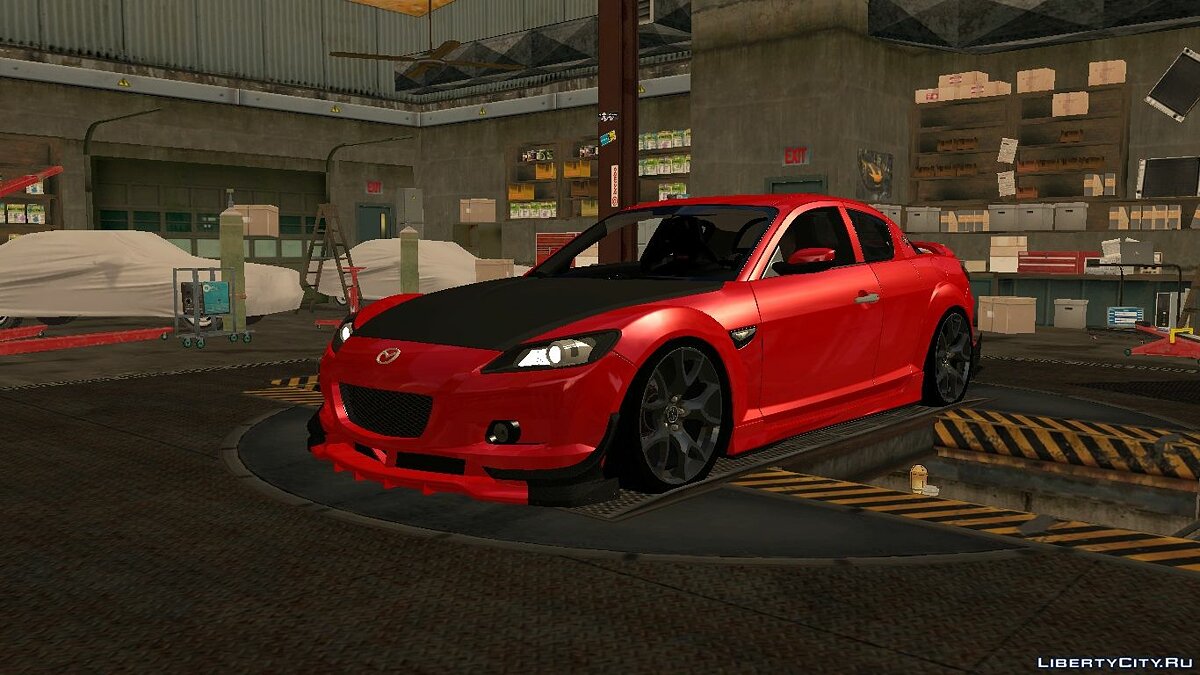 Скачать Mazda RX-8 Spirit R 2012 с тюнингом для GTA San Andreas