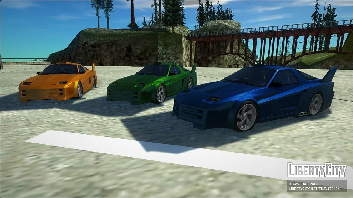 Mazda RX7 FC3S Custom / GTA San Andreas