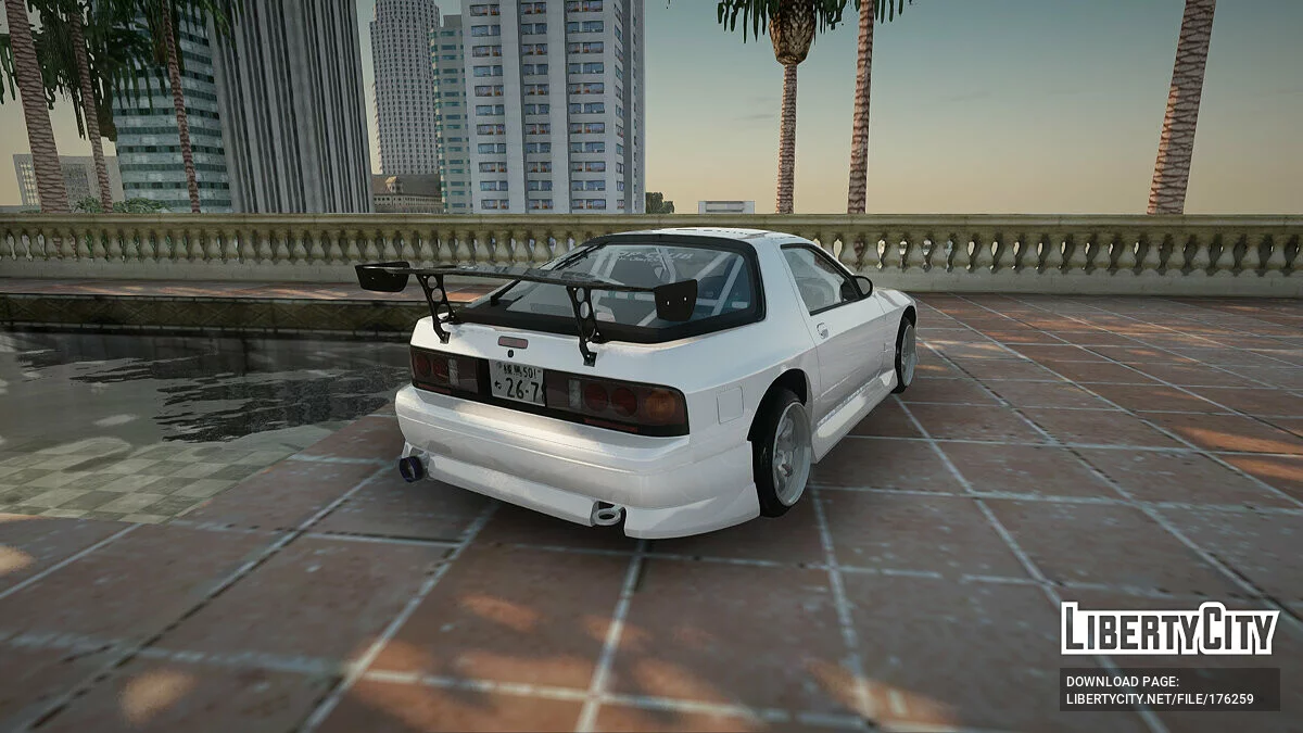 Mazda RX-7 1990 (FC3S) Cordelia Glauca Itasha / GTA San Andreas