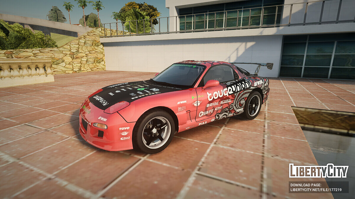 Скачать Mazda RX-7 Drift King для GTA San Andreas