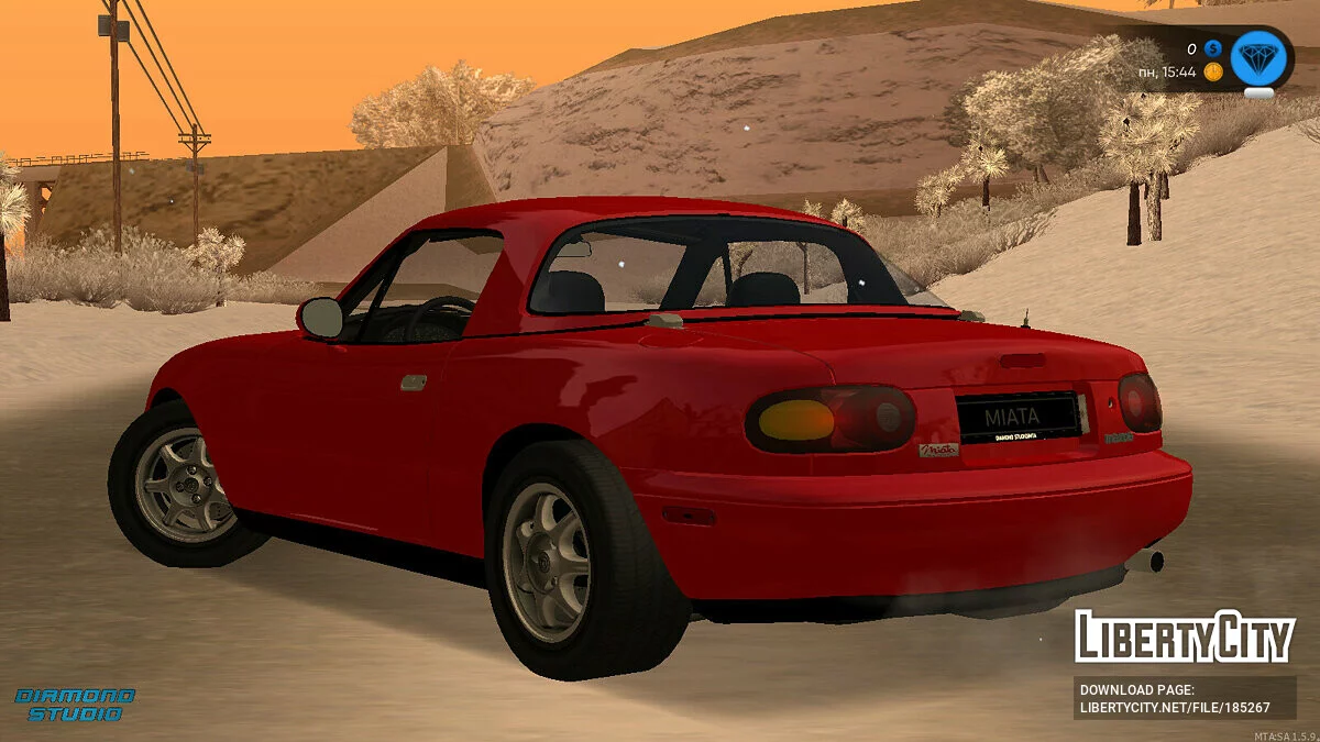 Mazda Miata MX-5 1989 + CCD / GTA San Andreas