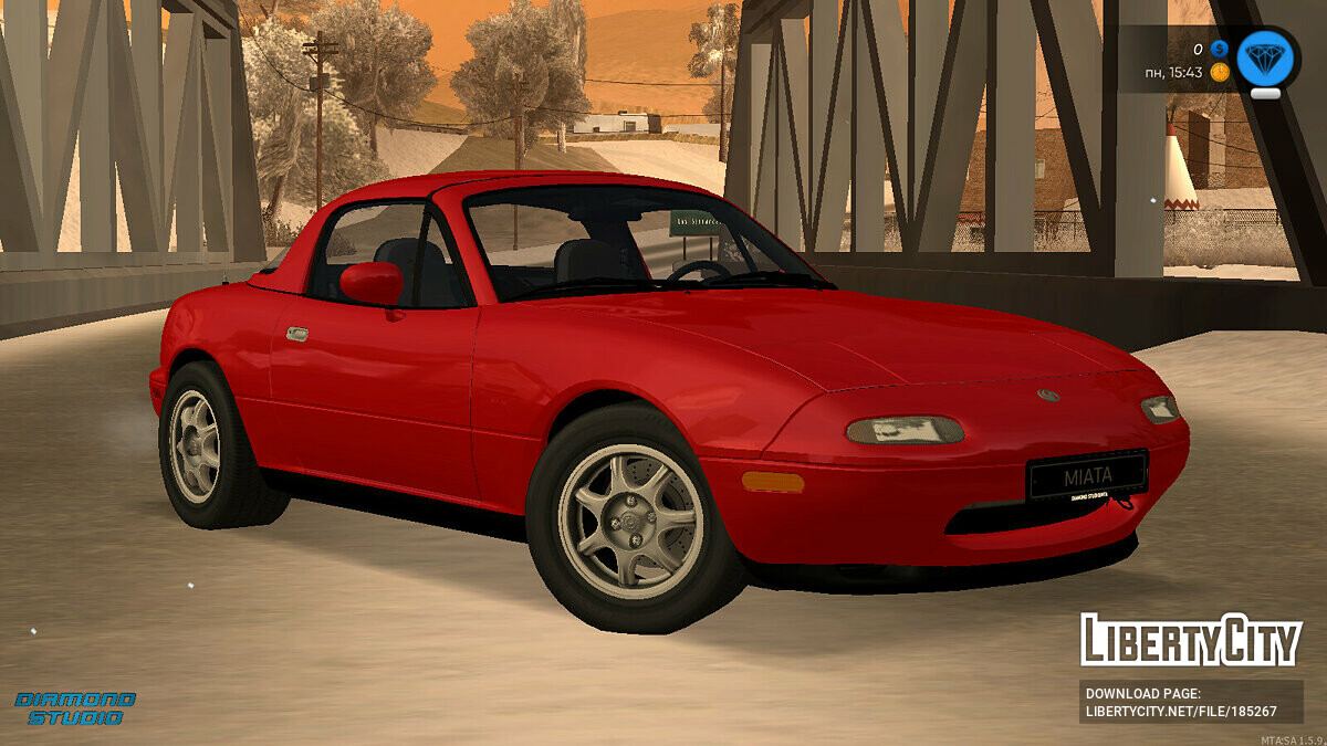 Mazda miata gta 5 фото 11