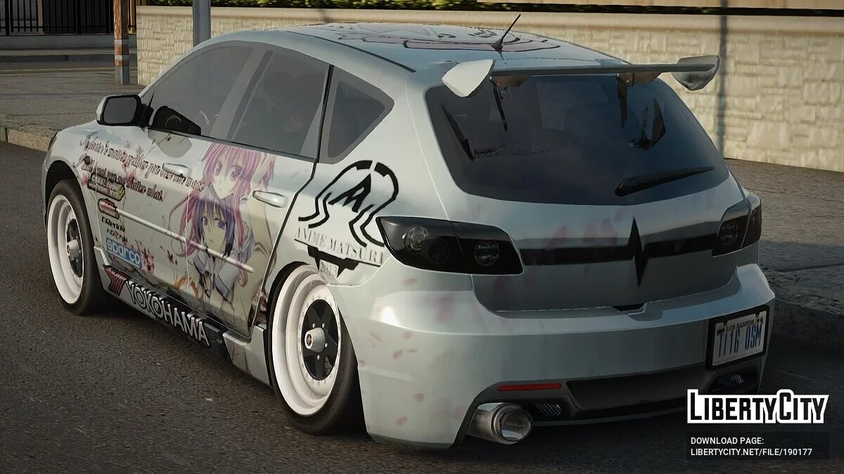Mazda Speed 3 Stance [Angel Beats! Itasha] / GTA San Andreas