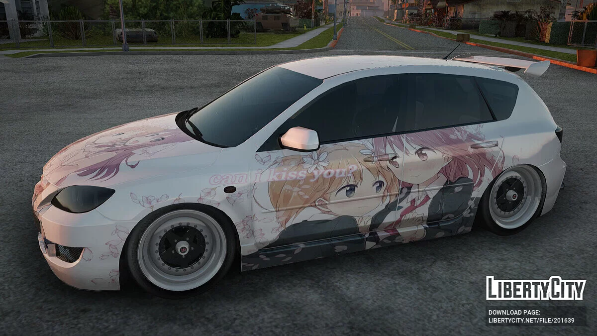 Mazda Speed 3 Sakura Trick Itasha / GTA San Andreas