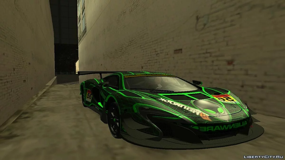 McLaren 650S GT3 Alien PJ / GTA San Andreas