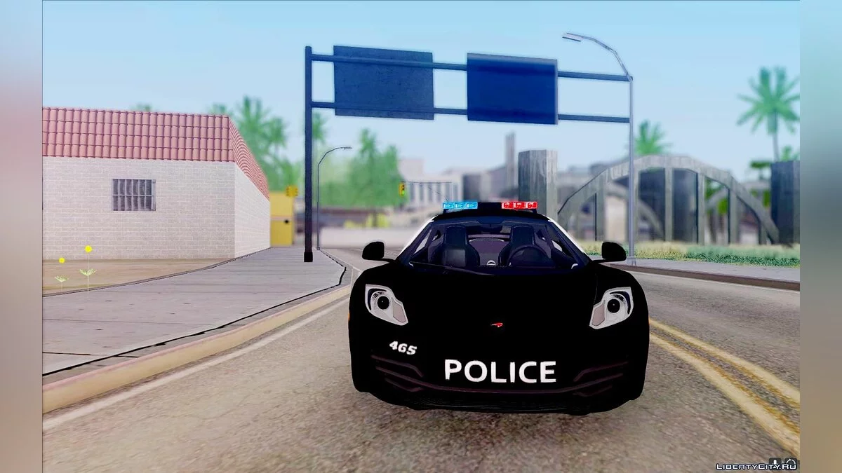 McLaren MP4-12C Police Car / GTA San Andreas