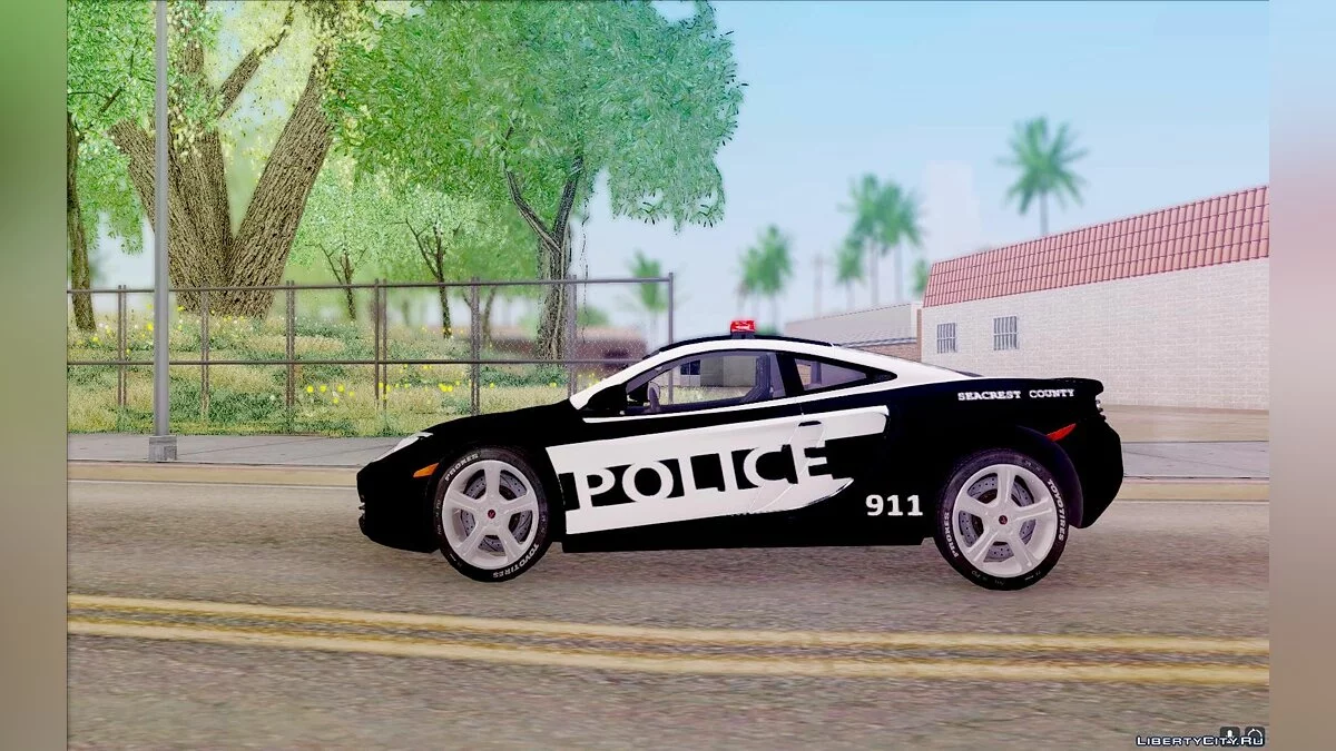 McLaren MP4-12C Police Car / GTA San Andreas