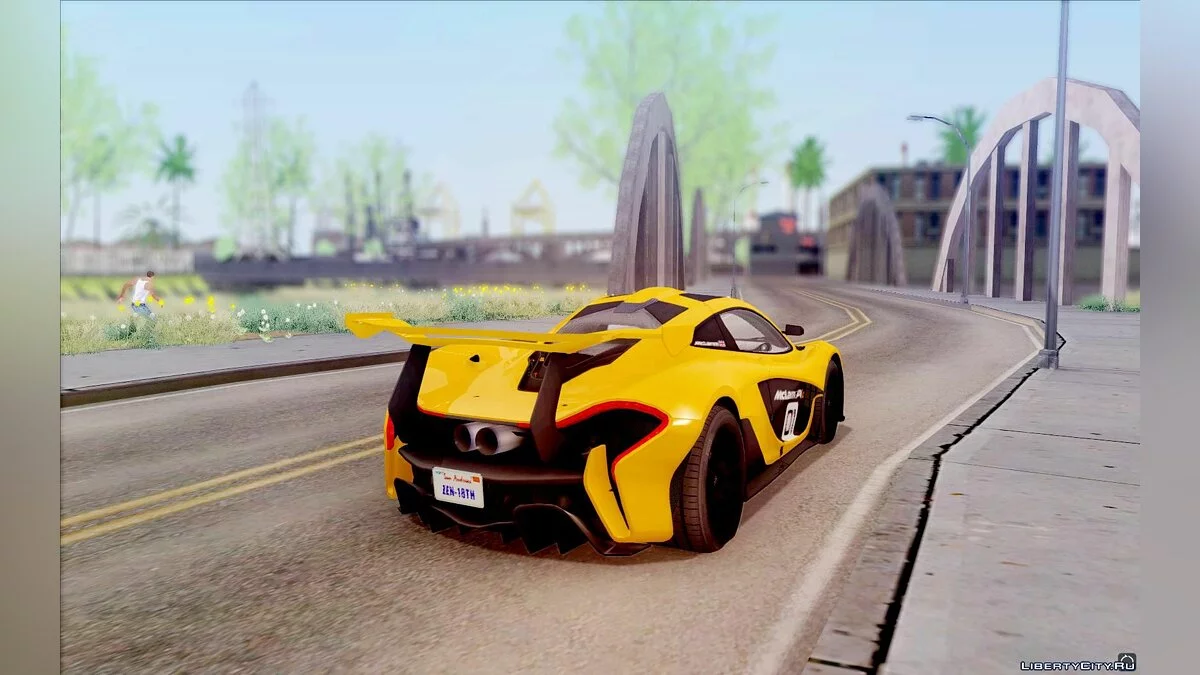 McLaren P1 GTR v1.0 / GTA San Andreas