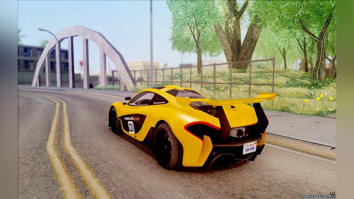 McLaren P1 GTR v1.0 / GTA San Andreas