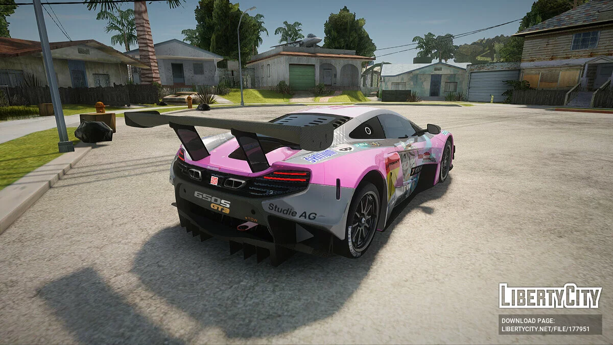 McLaren 650S GT3 2015 Minami Kotori GGSR / GTA San Andreas