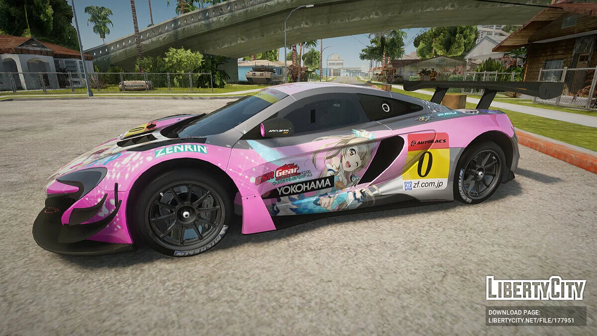 McLaren 650S GT3 2015 Minami Kotori GGSR / GTA San Andreas